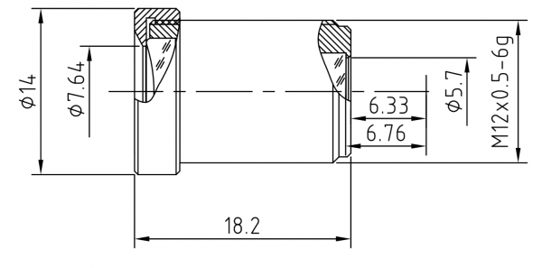 6mm Megapixel Mini-Objektiv BL-0618MP127IR