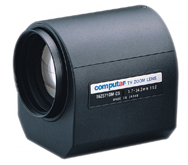 5,7 - 34,2 mm CS-Mount Computar Motor Zoom Objektiv T6Z5710M-CS
