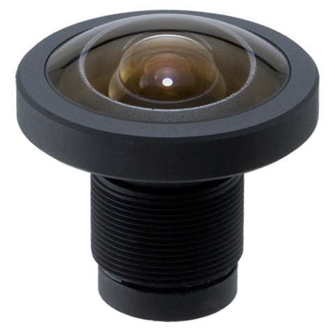 1,65 mm S-Mount Computar Board Lens 4K Fisheye E1628KRY