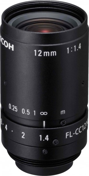 12 mm C-Mount Lens Ricoh FL-CC1214A-2M