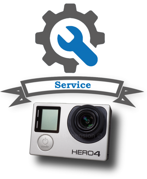 Umbau GoPro Hero 3+ oder Hero 4 BE inklusive MP10