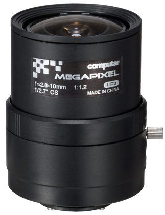 2,8 - 10,0 mm CS-Mount Computar 3MP Lens A4Z2812CS-MPIR