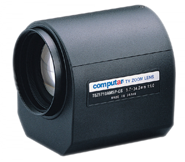 5,7 - 34,2 mm CS-Mount Computar Motor Zoom Objektiv T6Z5710AMSP-CS