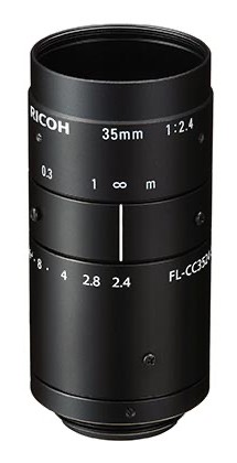 35 mm C-Mount Lens Ricoh FL-CC3524-5MX 