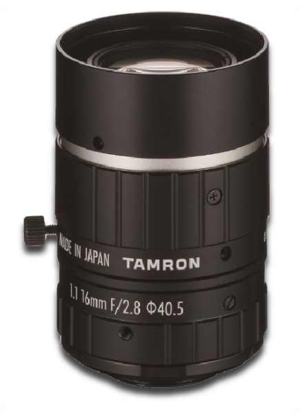 16mm C-Mount Industrieobjektiv Tamron MA111F16VIR 24MP