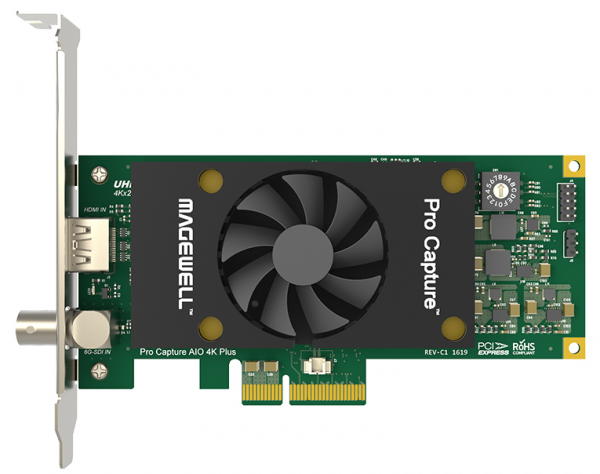 グラフィックボード・グラボ・ビデオカード Magewell Pro Capture Dual SDI 4K Plus Amazon.co.jp: Magewell Pro Capture デュアルHDMI 4K Plus LT