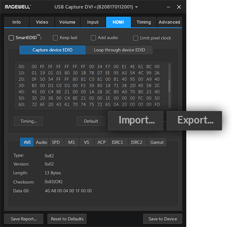 USBCaptureUtilityV3_EDIDEditingandImporting