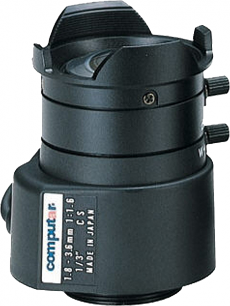 1,8 - 3,6 mm CS-Mount Computar Objektiv TG2Z1816FCS DC