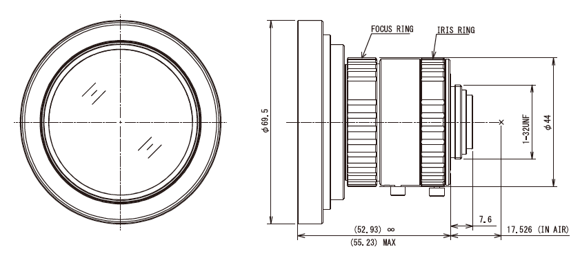 Computar-V0826-MPZ-Drawing