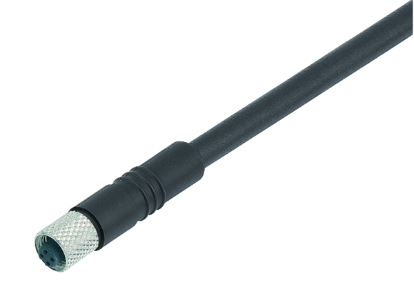 M5 Anschlusskabel 4polig für Beleuchtung 5m Kabel