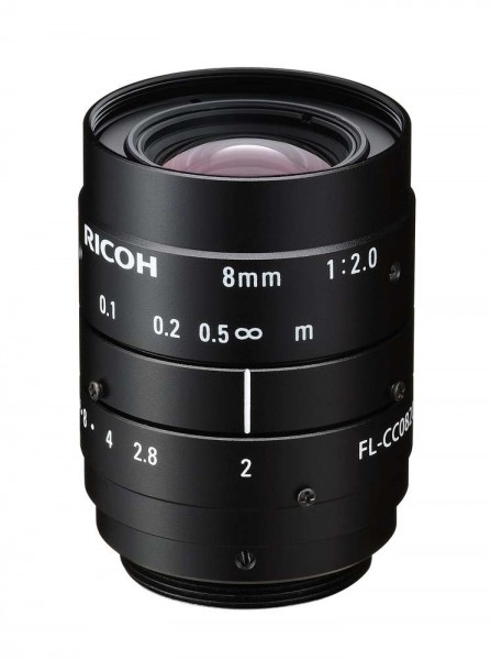 8 mm C-Mount Objektiv Ricoh FL-CC0820-5MX - 2.0/ 8mm
