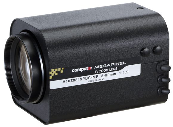 8 - 80,0 mm C-Mount Computar Motor Zoom Objektiv H10Z0819PDC-MP