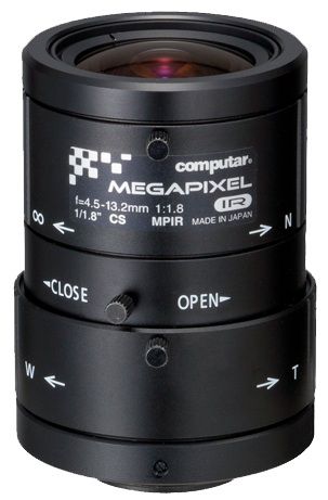  4,5 - 13,2 mm C-Mount Computar 5MP lens E3Z4518CS-MPIR