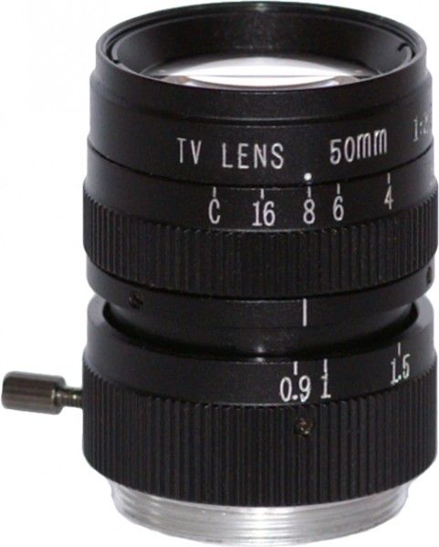 50 mm C-Mount Objektiv 5MP 2/3"