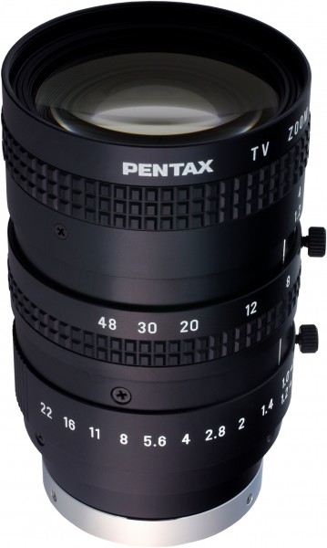 8 - 48 mm C-Mount Objektiv Pentax C60812 / Ricoh FL-HC6Z0810-VG - 2.8/75mm