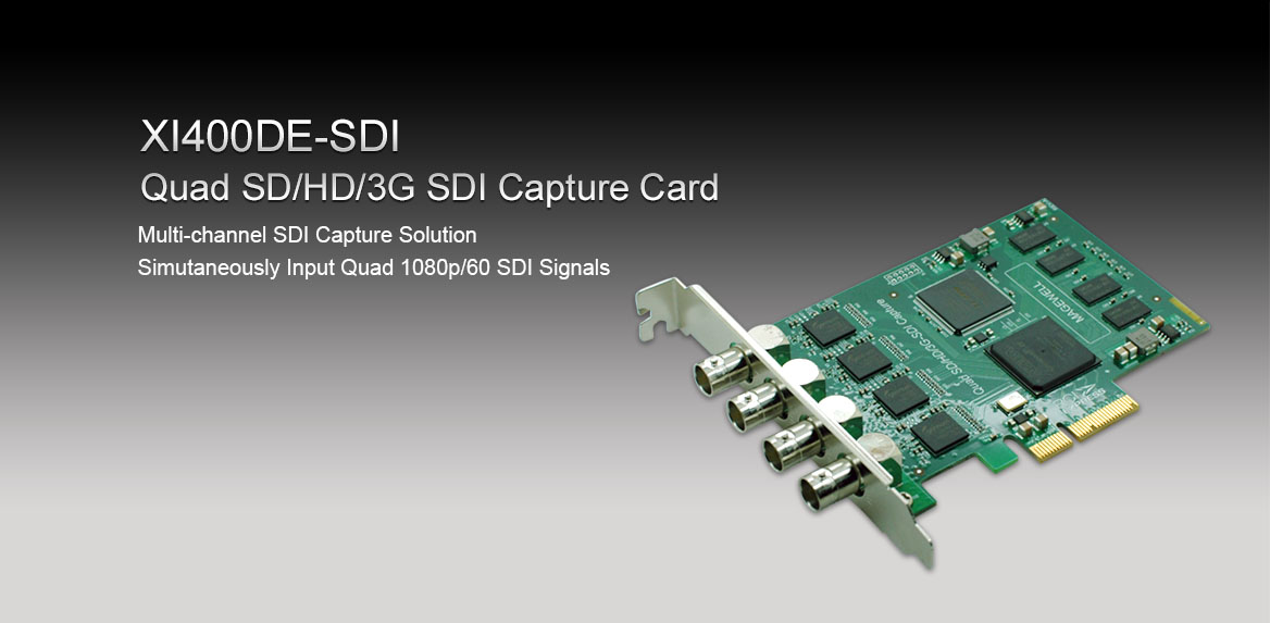 Magewell Today Announces The Release Of Xi100de Dvi 4k Video Capture Card Vision Dimension