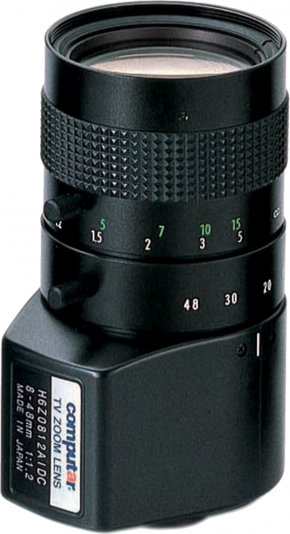 8,0 - 48 mm C-Mount Computar Lens H6Z0812AIDC DC