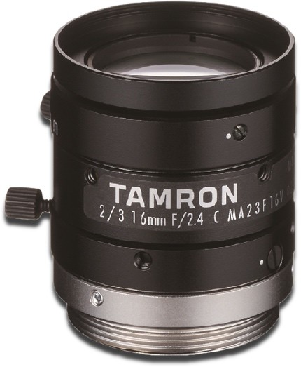 16mm C-Mount Industrieobjektiv Tamron MA23F16V 8MP