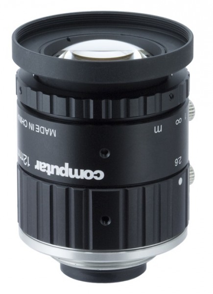 12 mm C-Mount 20MP Objektiv Computar V1226-MPZ - 2,6 / 12mm