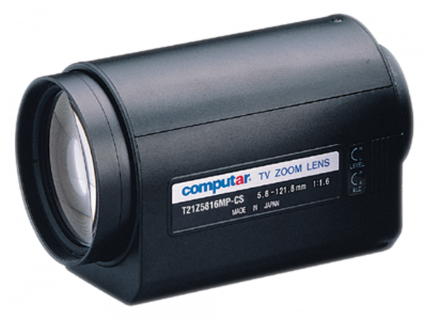 5,8 - 121,8 mm CS-Mount Computar Motor Zoom Objektiv T21Z5816MP-CS