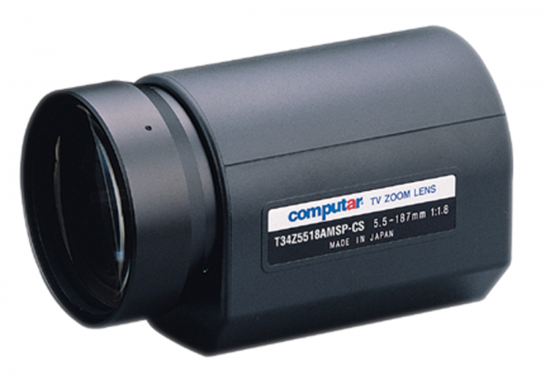 5,5 - 187,0 mm CS-Mount Computar Motor Zoom Objektiv T34Z5518AMSP-CS