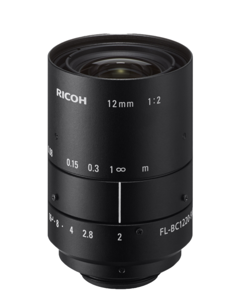 12 mm C-Mount Lens Ricoh FL-BC1220-9M - 2.0/12mm